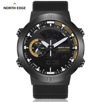 north edge mens digital watch running cycling sports watch waterproof 50m world time speed lighting watch business smart