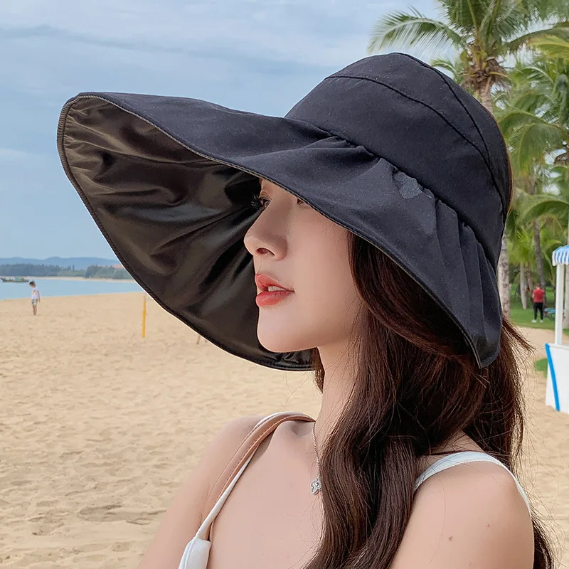 Top Empty Sunscreen Sun Hats Female Summer Uv Proof Fisherman Hat Summer Hats for Women Beach Caps