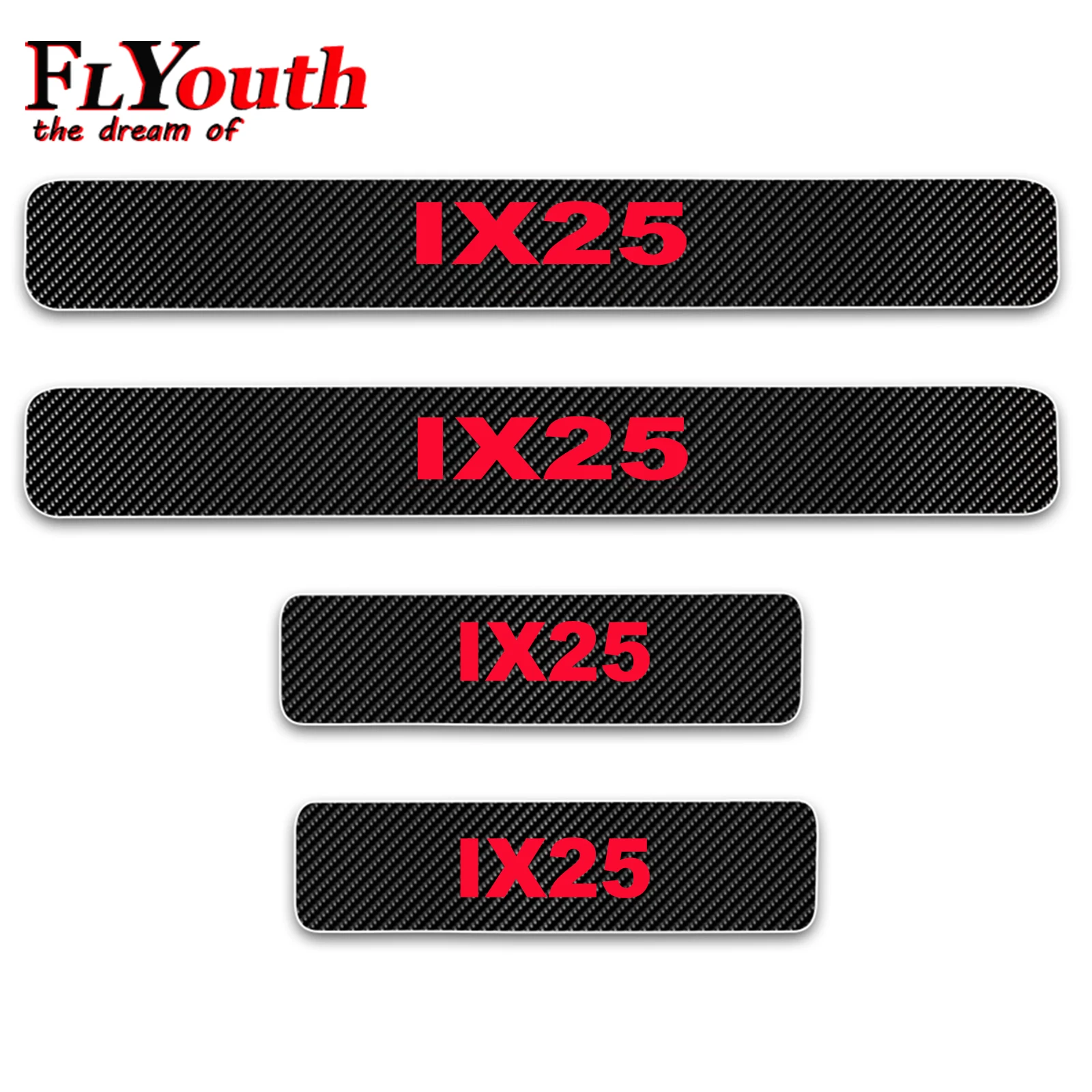 

Светоотражающая Накладка на порог автомобиля для Hyundai IX25