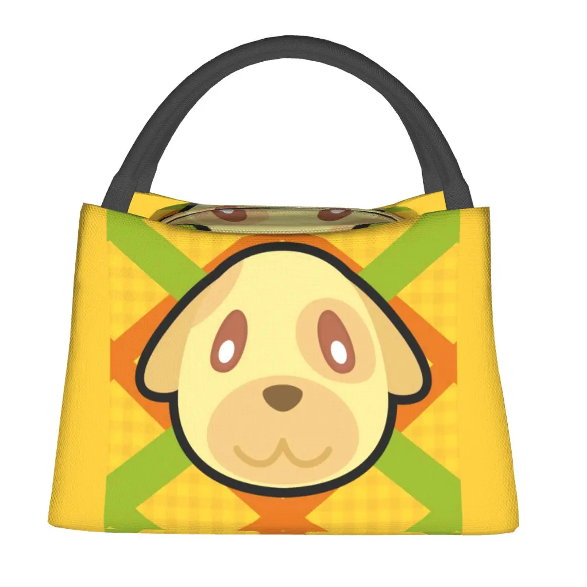 

GOLDIE ANIMAL CROSSING Lunch Bag Game Funny Lunch Box School Portable Thermal Lunch Bags For Women Oxford Custom Cooler Bag