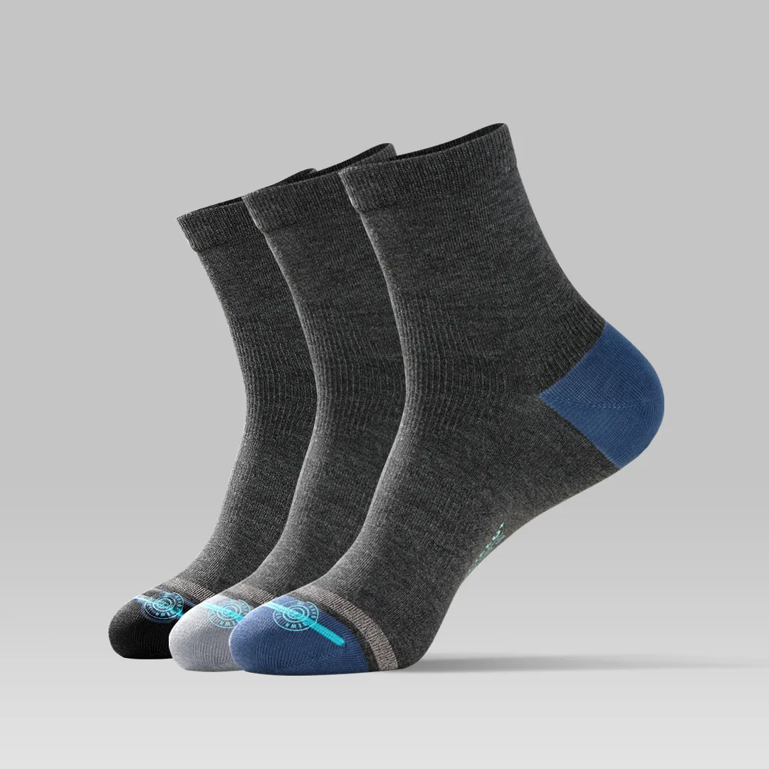 Mijia Freetie Black Technology Real Silver Silk Antibacterial Sweat Absorbing Medium Tube Cotton Socks Official Store