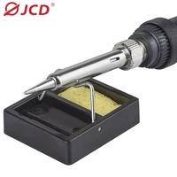 jcd electric soldering iron stand holder metal pads generic high temperature support station solder sponge soldering iron clean