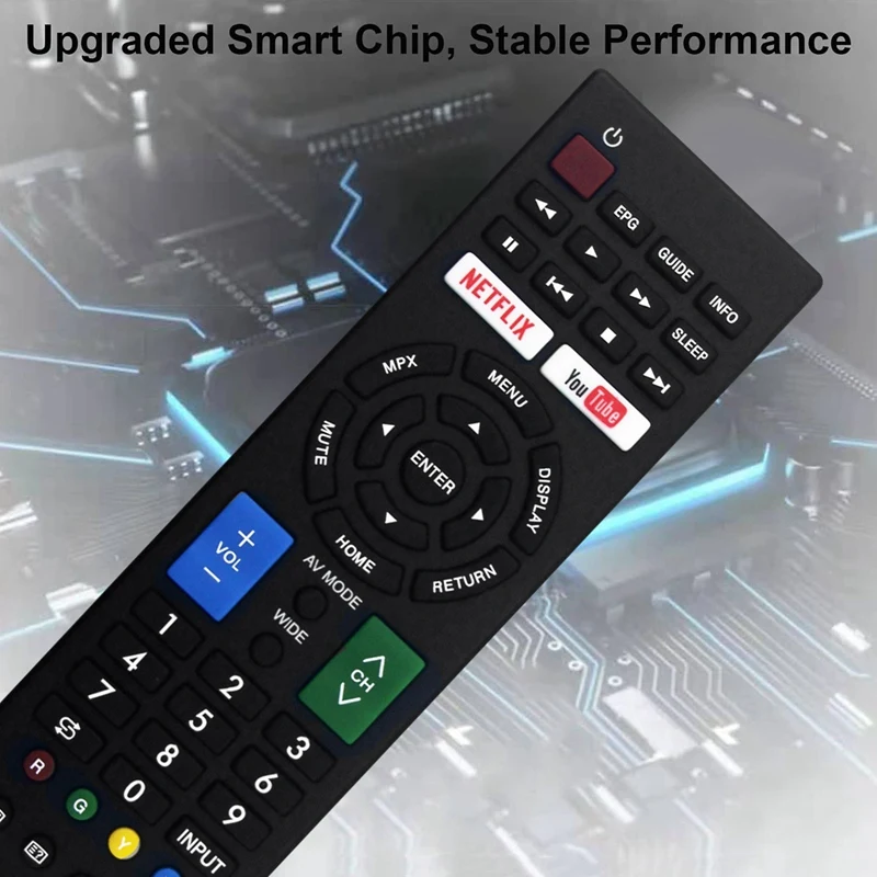 Черный пульт дистанционного управления GB234WJSA для Sharp Smart TV LC-32M3H W Netflix
