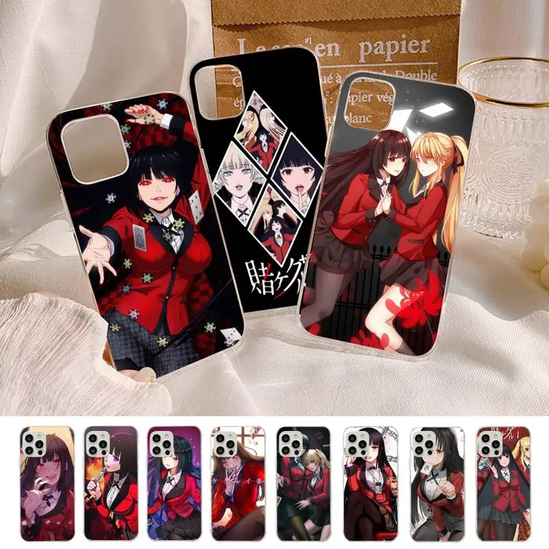 

Kakegurui Phone Case for iPhone 11 12 13 mini pro XS MAX 8 7 6 6S Plus X 5S SE 2020 XR cover
