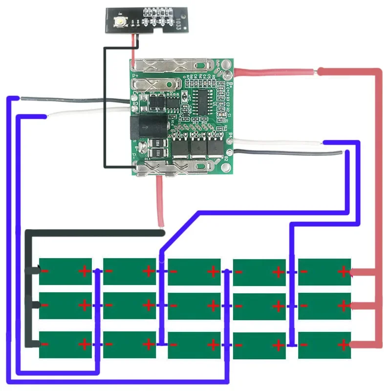 20 X 18650 Li-ion Battery Case Charge Protection Circuit Board PCB Lomvum Zhipu Hongsong Jingmi no For Makita Lithium