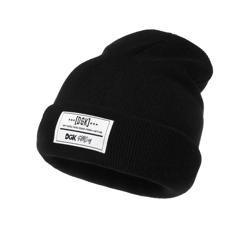 

2023 Ski warm jumper knitted hat DGK letter hat men's and women's beanie hats