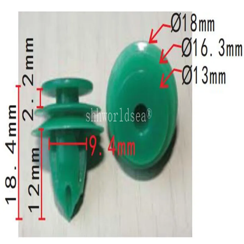 Shhworldsea 100 шт. крепежные фиксаторы для внутренней отделки двери Honda 91560-SZW-003 91560SZW003