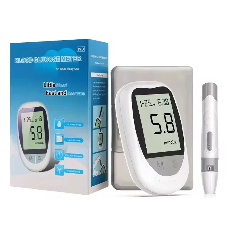 Глюкометр AJC медицинский с тест-полосками и ланцетами