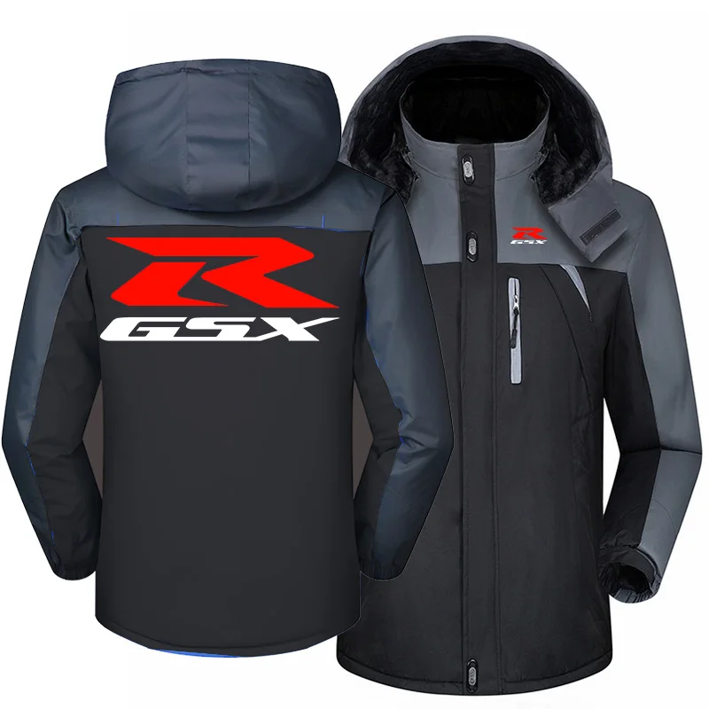 

2022 NEW Winter Jacket Men for GSX Windbreaker Windproof Waterproof Thicken Fleece Outwear Outdoorsports Overcoat