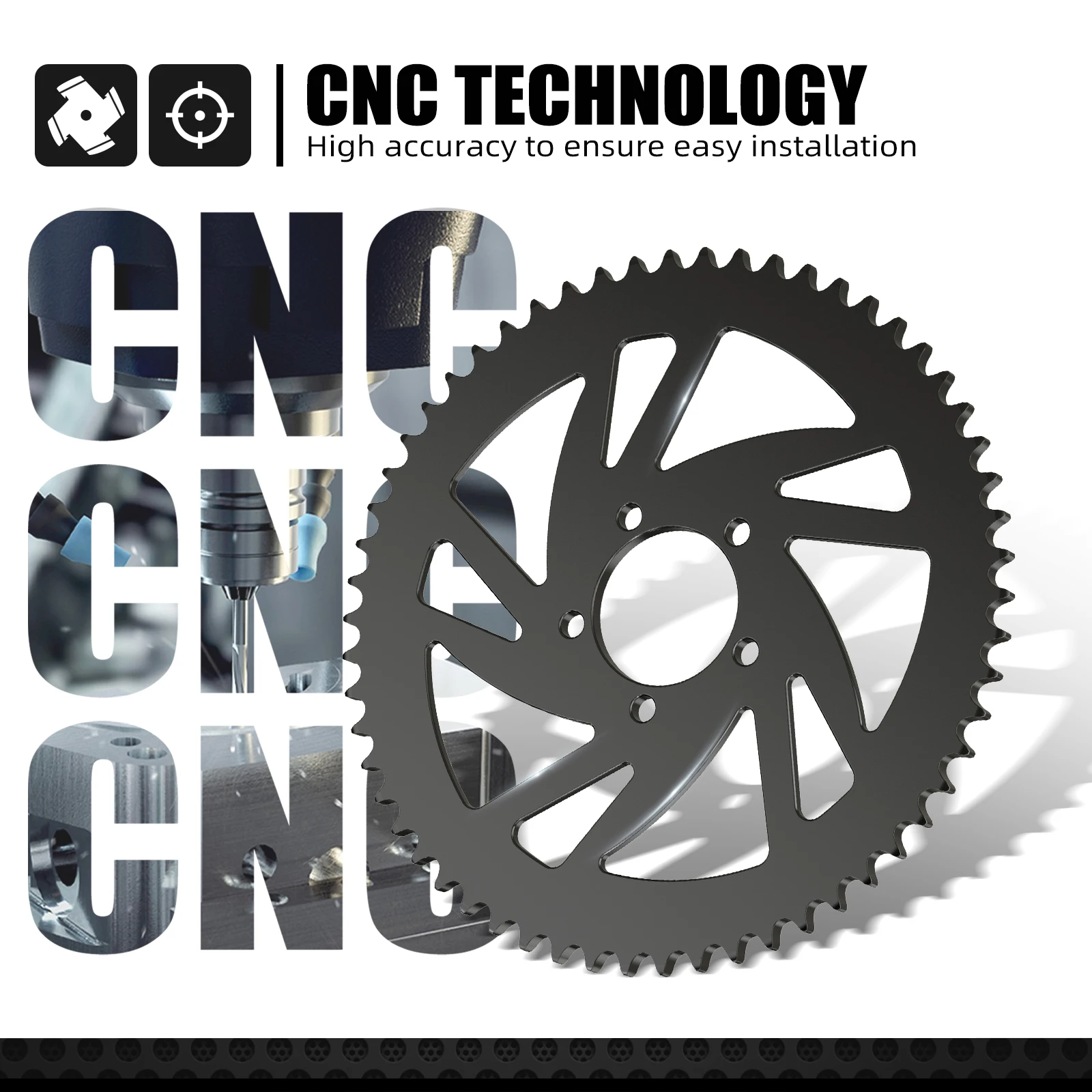 Для Sur-Ron Light Bee X S L1E Segway X160 X260 Surron Sur ron 58T задняя звездочка электрический велосипед