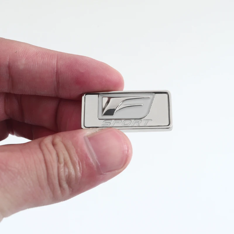 Логотип Lexus F Sport IS200, IS250, ES300, GS350, GS430, RX330, RX350, CT200, GX470, ES250, 3D металлический значок, наклейка на рулевое колесо
