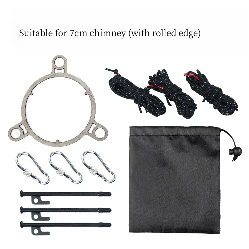Уличная дровяная печь аксессуары для дымохода крепежное кольцо из нержавеющей