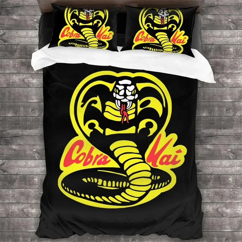 Комплект постельного белья Cobra Kai из сериала пододеяльник для спальни чехлы Single