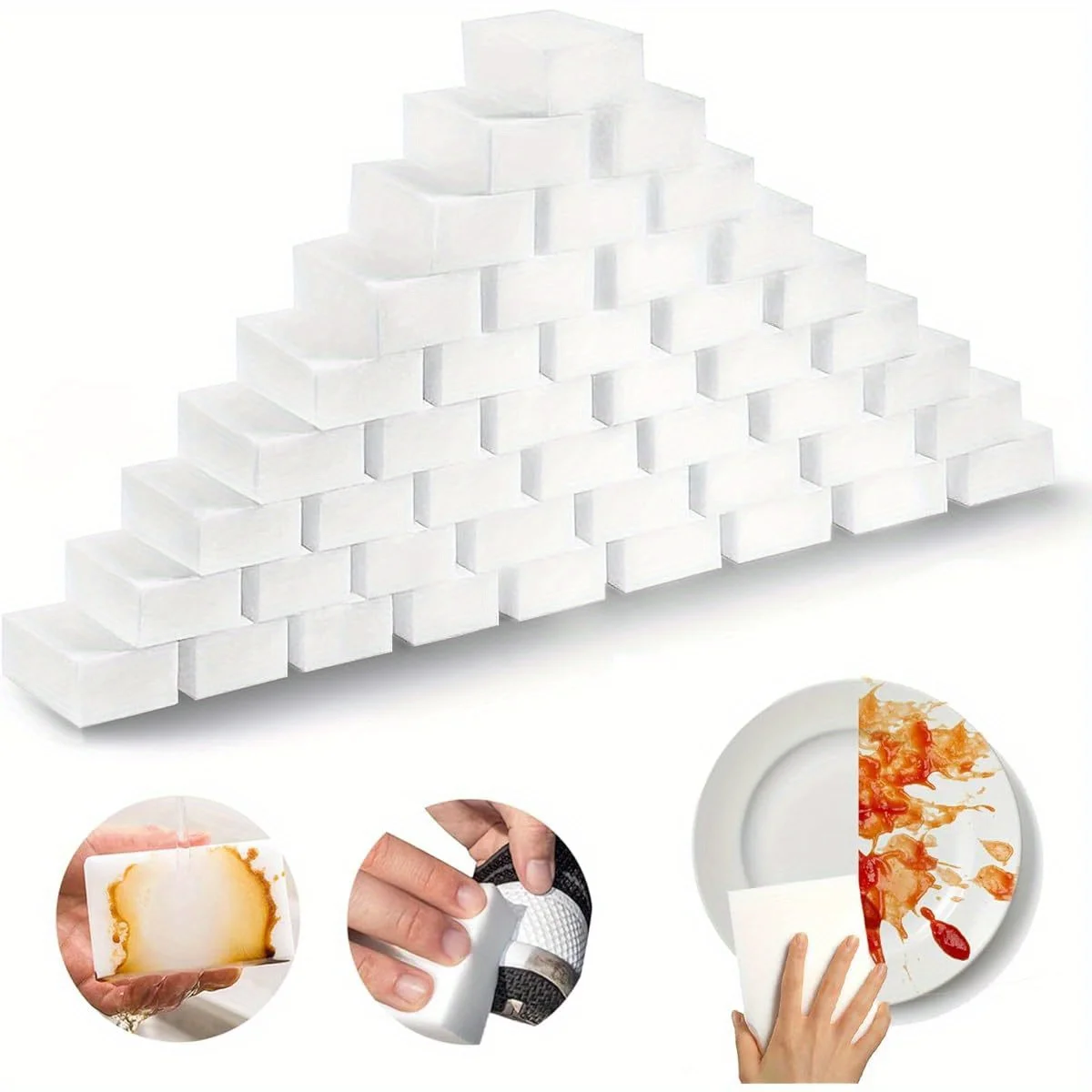 

Набор меламиновых губок для уборки 20 шт