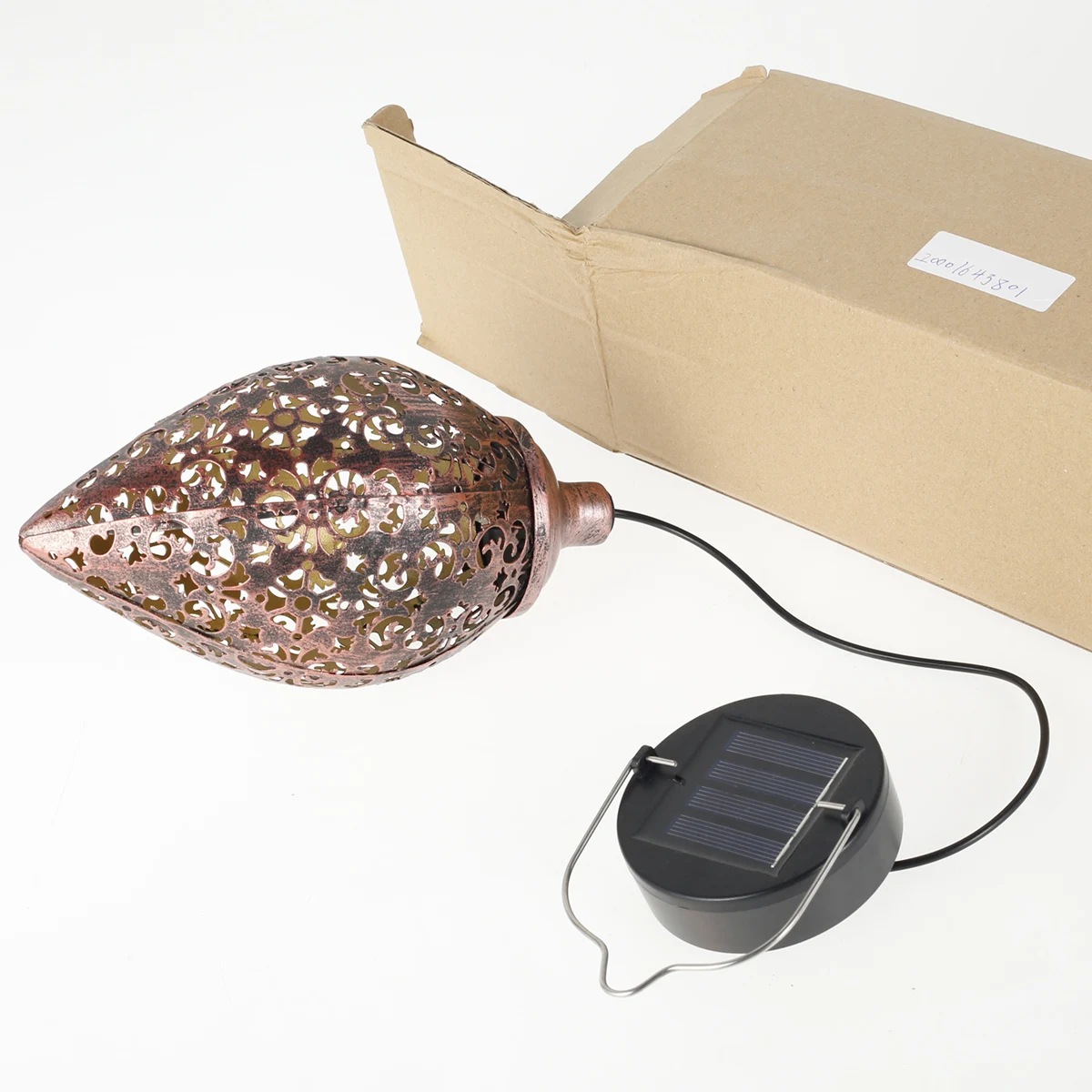 

Solar LED Light Hanging Solar Lights Outdoor Solar Lantern IP44 Waterproof Solar Garden Lights Metal Wrought Solar Landscape