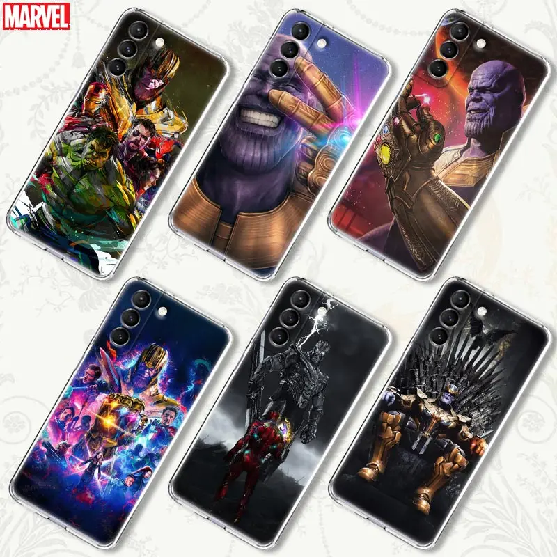 

Bad Guy Thanos Avengers Hands Silicone Case for Samsung Galaxy S21 S20 FE S22 Ultra S10e S9 Plus 5G Soft Clear Phone Cover Coque