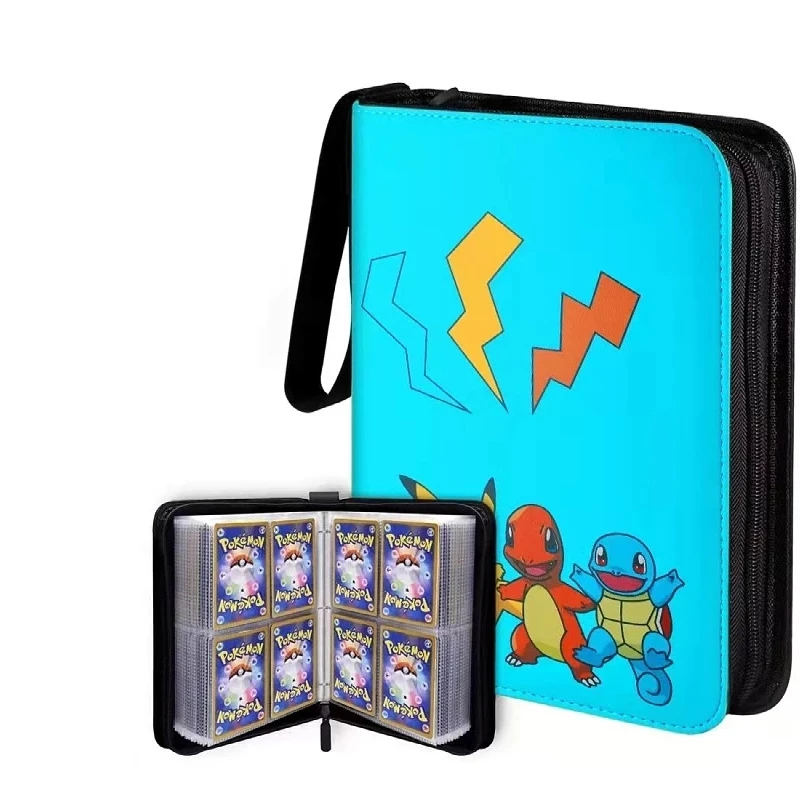 

Pokemon Album Can Hold 200-400Pcs Cards Holder Vmax Gx V Max Tag Team Card Holder For Pokemon Card Holder Game Cards Kids Gift