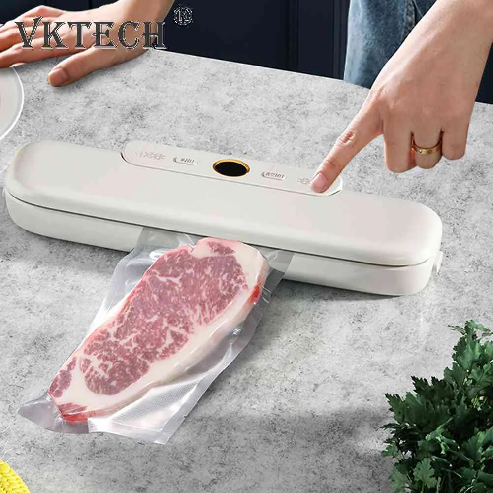 

Электрический вакуумный упаковщик, маленький портативный бытовой автоматический аппарат для закачки, легкие аксессуары для кухни