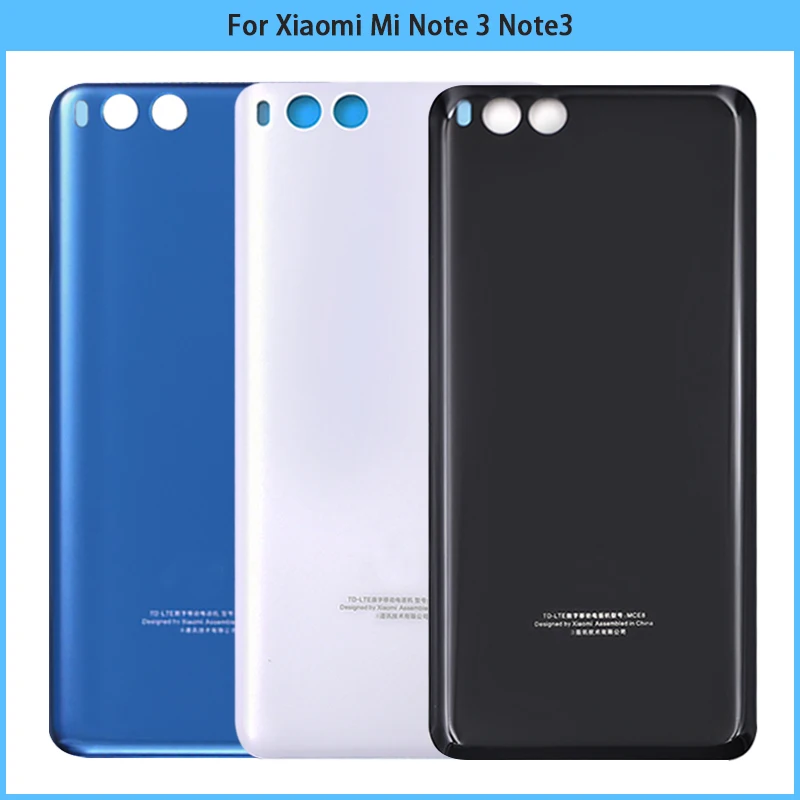 

10 шт., задняя крышка батарейного отсека для Xiaomi Mi Note 3