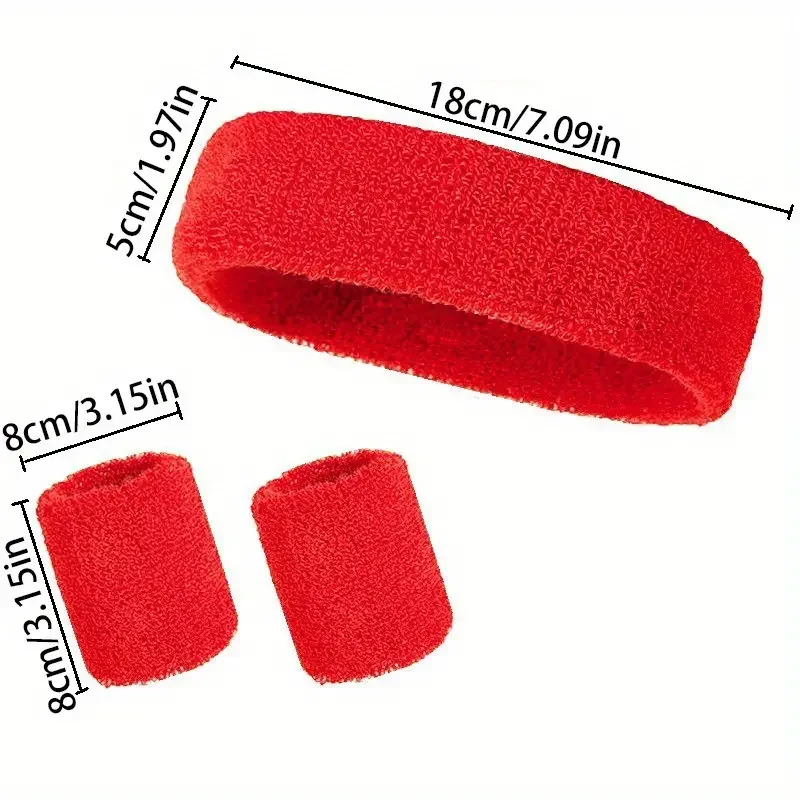 Набор повязок на голову для занятий спортом поглощение пота баскетбол повязка и