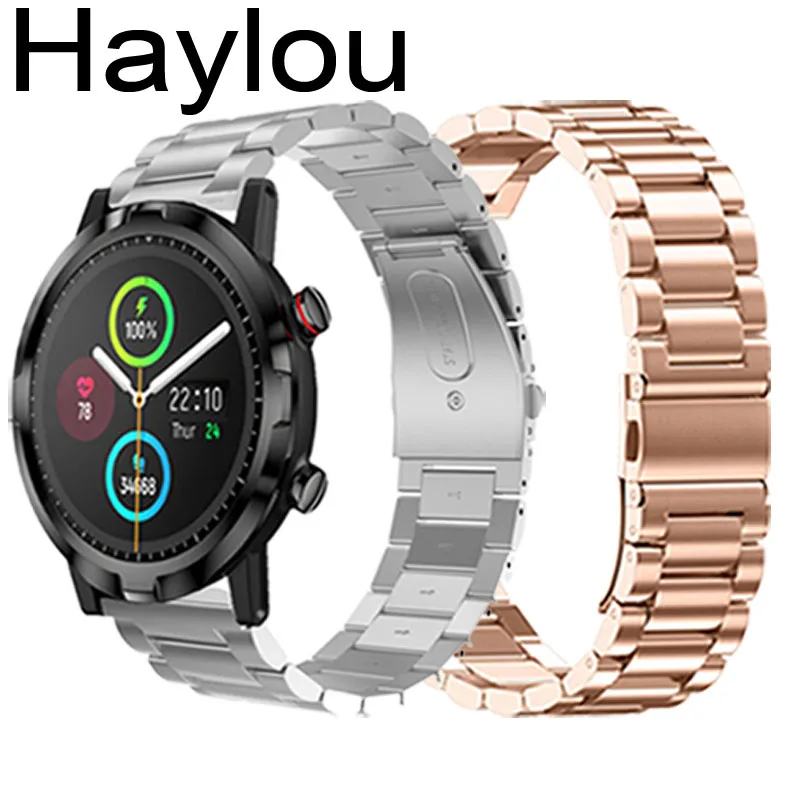 

Bracelet For Xiaomi Haylou RS4 Plus/GST Lite/GS/LS02/RS3 LS04/RT2 Watch Strap Stainless Steel Watchband