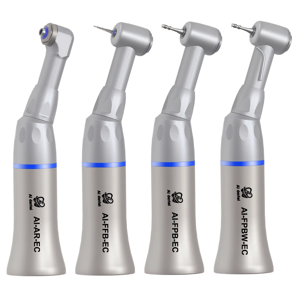 

Blue Ring EC Series Brushless Micromotor Dental Low Speed Handpiece Non-Optic 1:1 Reduction Teeth Whitening Supply Materials