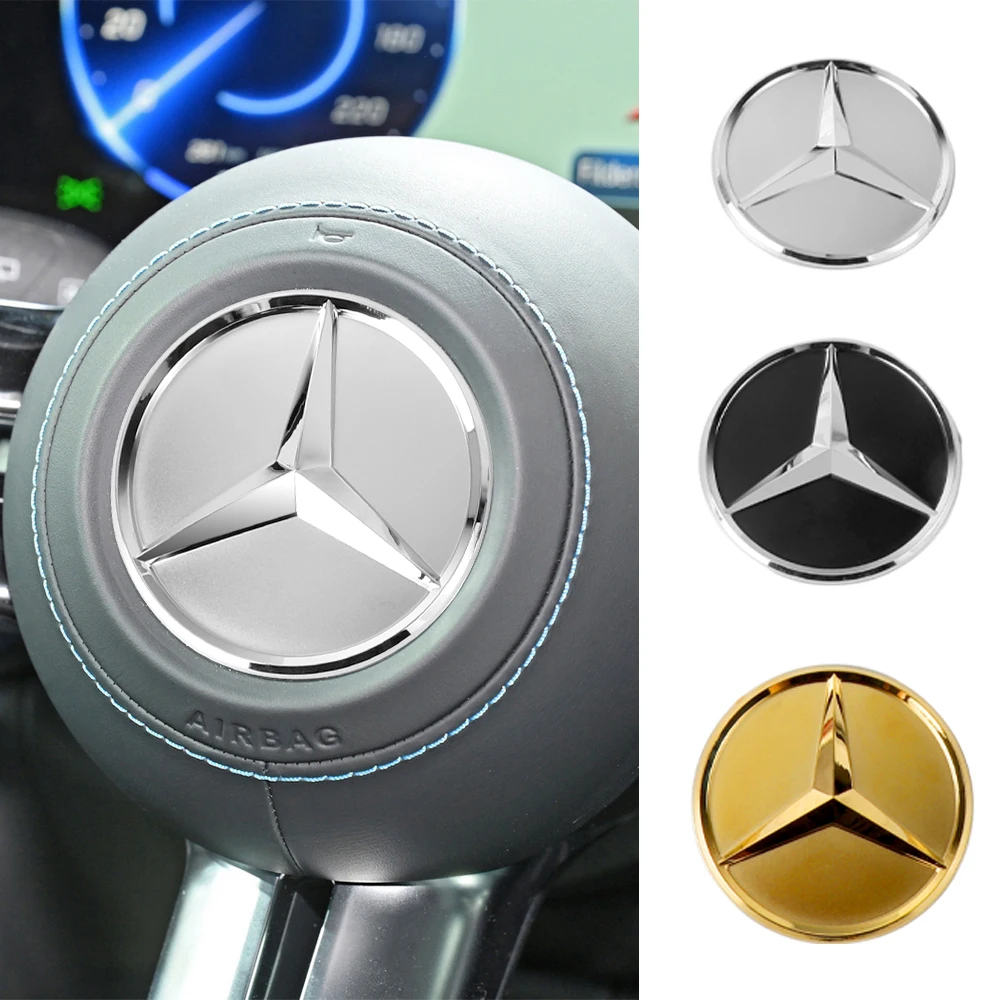 Фото 1 шт., декоративная наклейка на руль Mercedes Benz AMG W168 W212 W213 W220 W204 W202 W176 W246 W205 №1