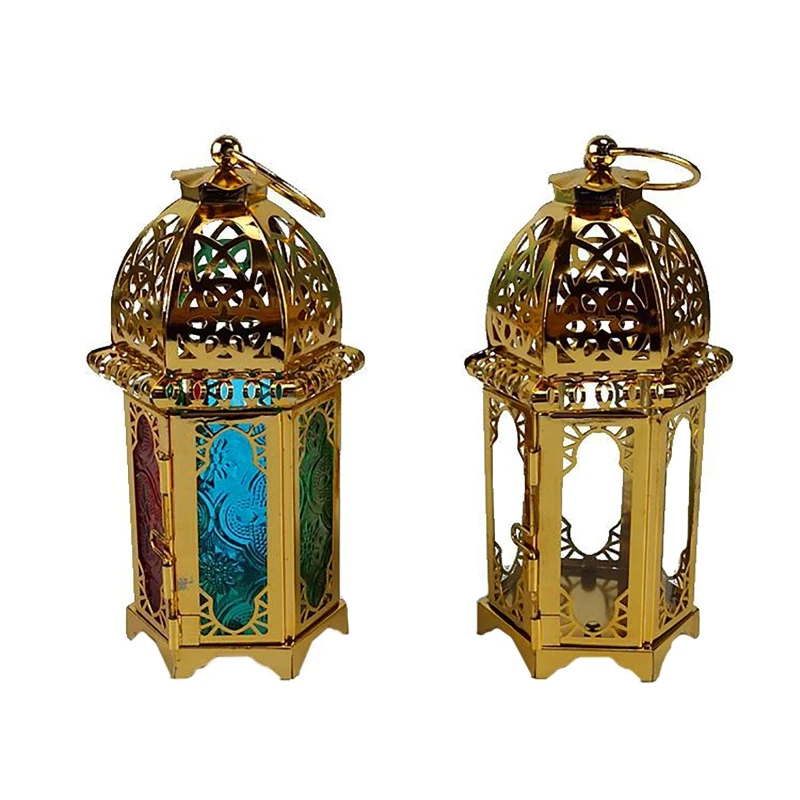 Яркие светодиодсветодиодный ночники Рамадан подвесной фонарь подсвечник в