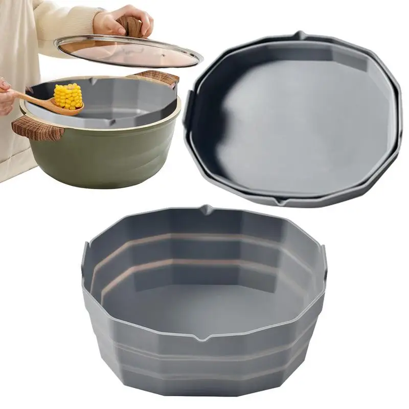 

Slow Cooker Accessories Non-slip Silicone Slow Cooker Divider Insert Multipurpose Pot Accessories Slow Cooking Liner For Most 6
