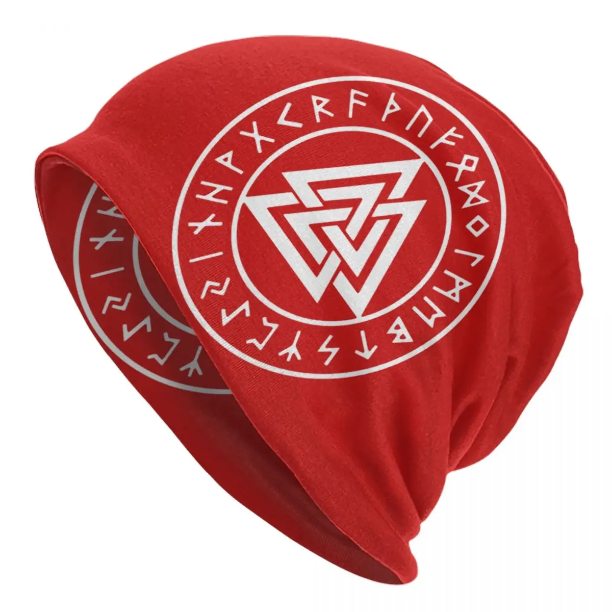 

Viking Odin Valknut Runes Skullies Beanies Caps Unisex Trend Winter Warm Knitted Hat Adult Norse Vikings Valhalla Bonnet Hats