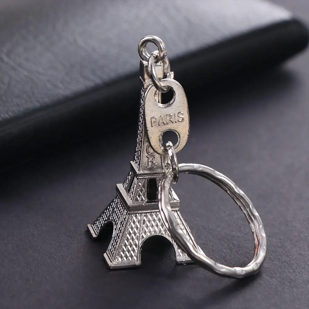 Простой винтажный брелок с башней Франции украшение из сплава сумка Эйфелевой