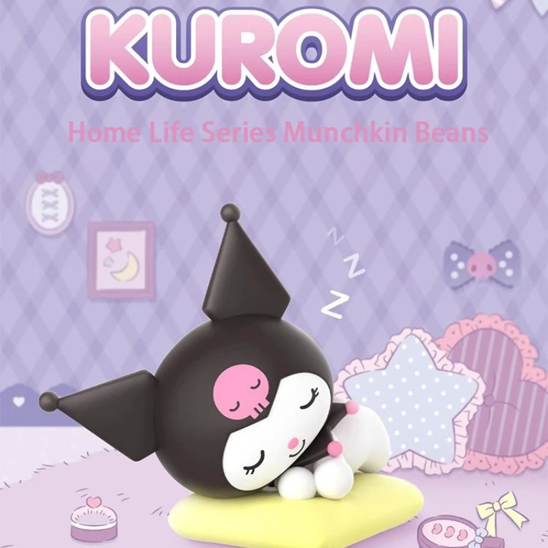 Sanrio серия Kurome домашняя жизнь Интересные бобы Женская Ручная марионетка прилив