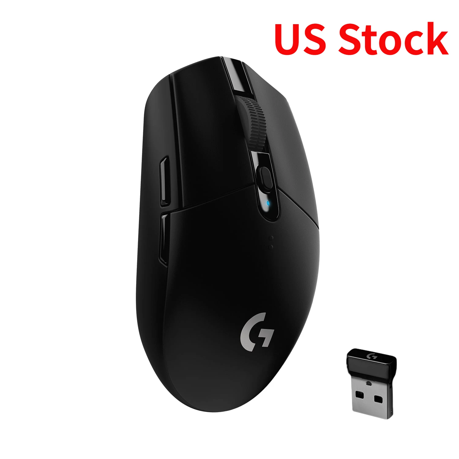 

US Stock Logitech G305 LIGHTSPEED Wireless Gaming Mouse HERO Sensor 12,000 DPI 6 Programmable Buttons Compatible with PC Mac