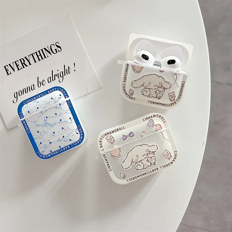 

Cute Cartoon Big Eared Dog for AirPods 3 Case Apple AirPods 2 Case Cover AirPods Pro Case IPhone Earbuds Accessories Air Pods