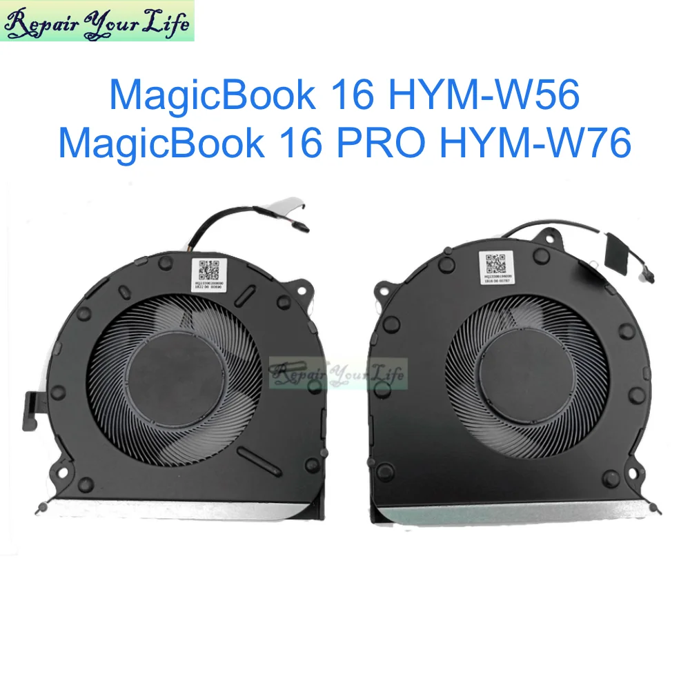 Кулер для охлаждения графического процессора ноутбука Honor MagicBook 16 HYM-W56 W5651 16 PRO HYM-W76, Кулер для ноутбука NS85C57 NS85C58 20D09