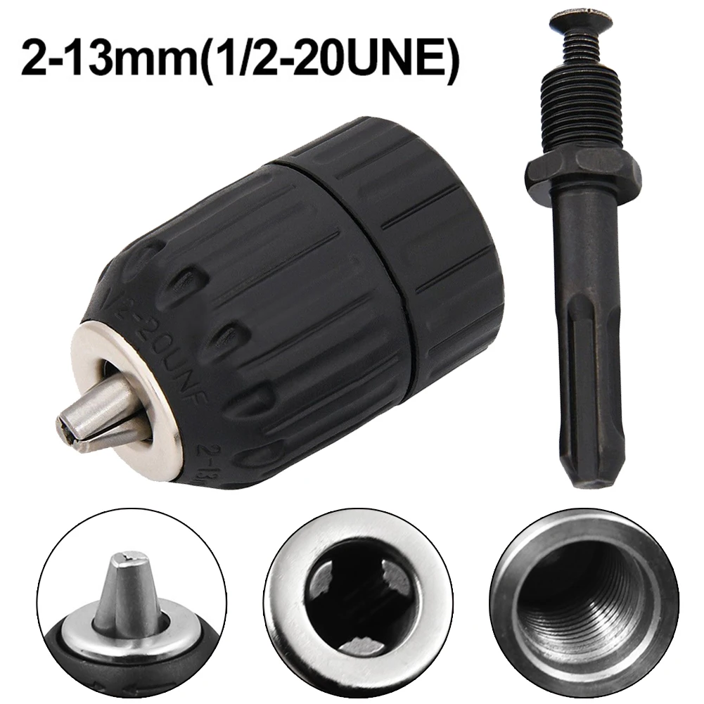 

Shank Drill Chuck High Quality Keyless Chuck For Use On Mains Powered 2-13MM Accessories Brand New High Quality