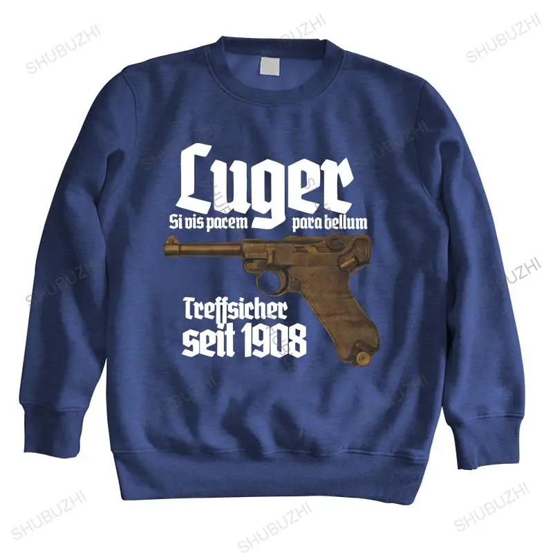 Новые весенние толстовки с капюшоном Luger Premium Pistole 08, Парабеллум Selbstladepistole deuтребуland, Прямая поставка, Мужская Осенняя Толстовка