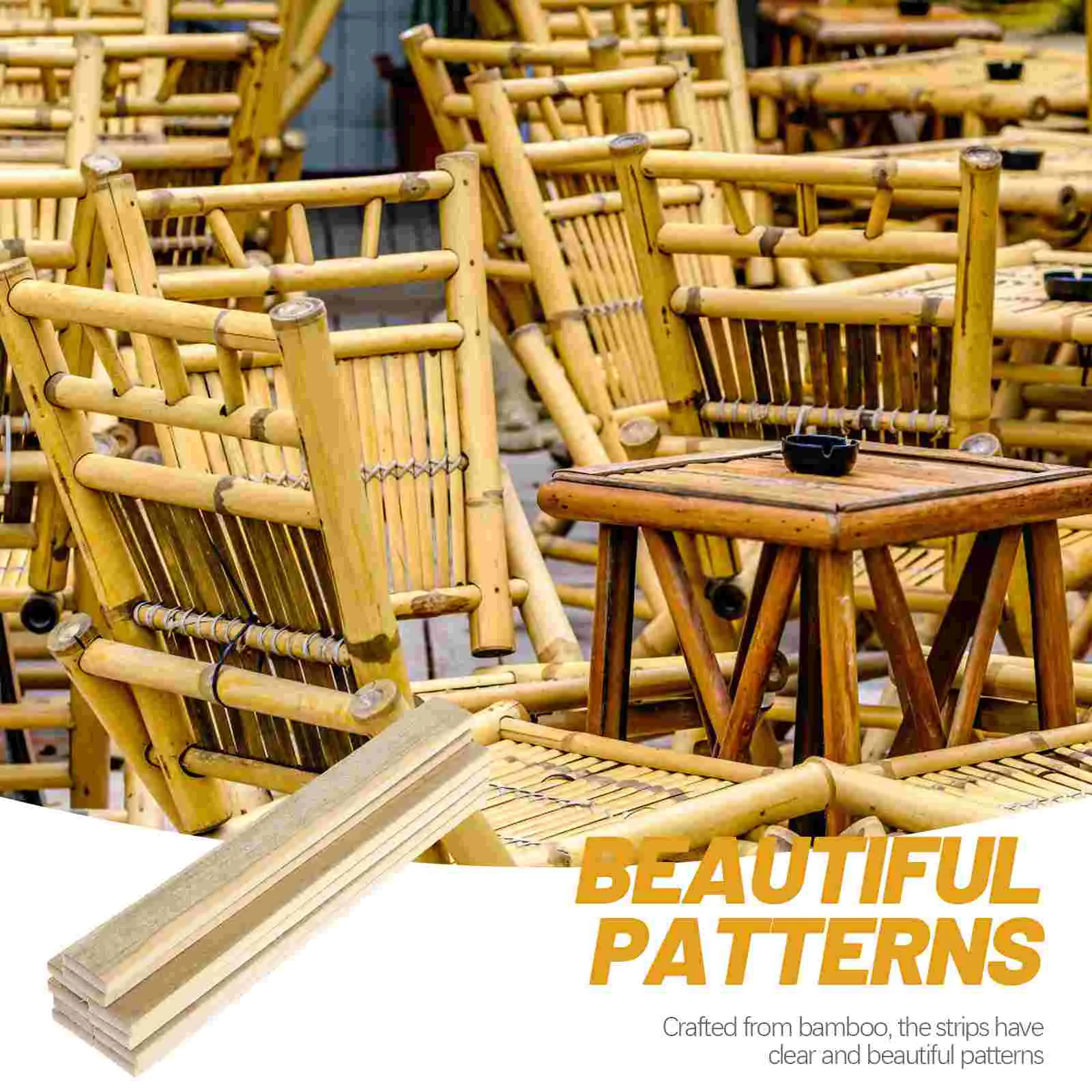 

10 Pcs Rocker Recliners Chair Furnitures Bamboo Reinforcement Strips Small Plate DIY Links Accessories Elder