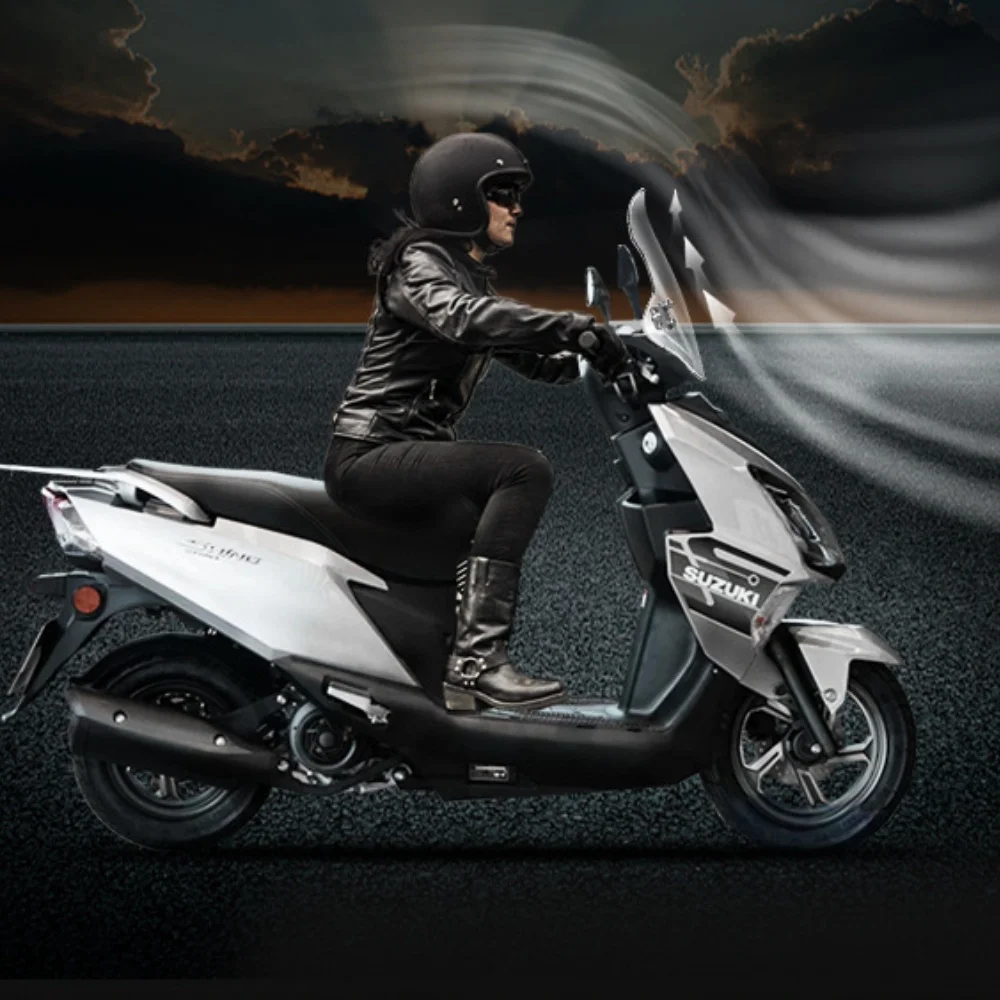 Фото Ветровое стекло 50 см для скутера Suzuki UY125, специальные модифицированные запчасти №3