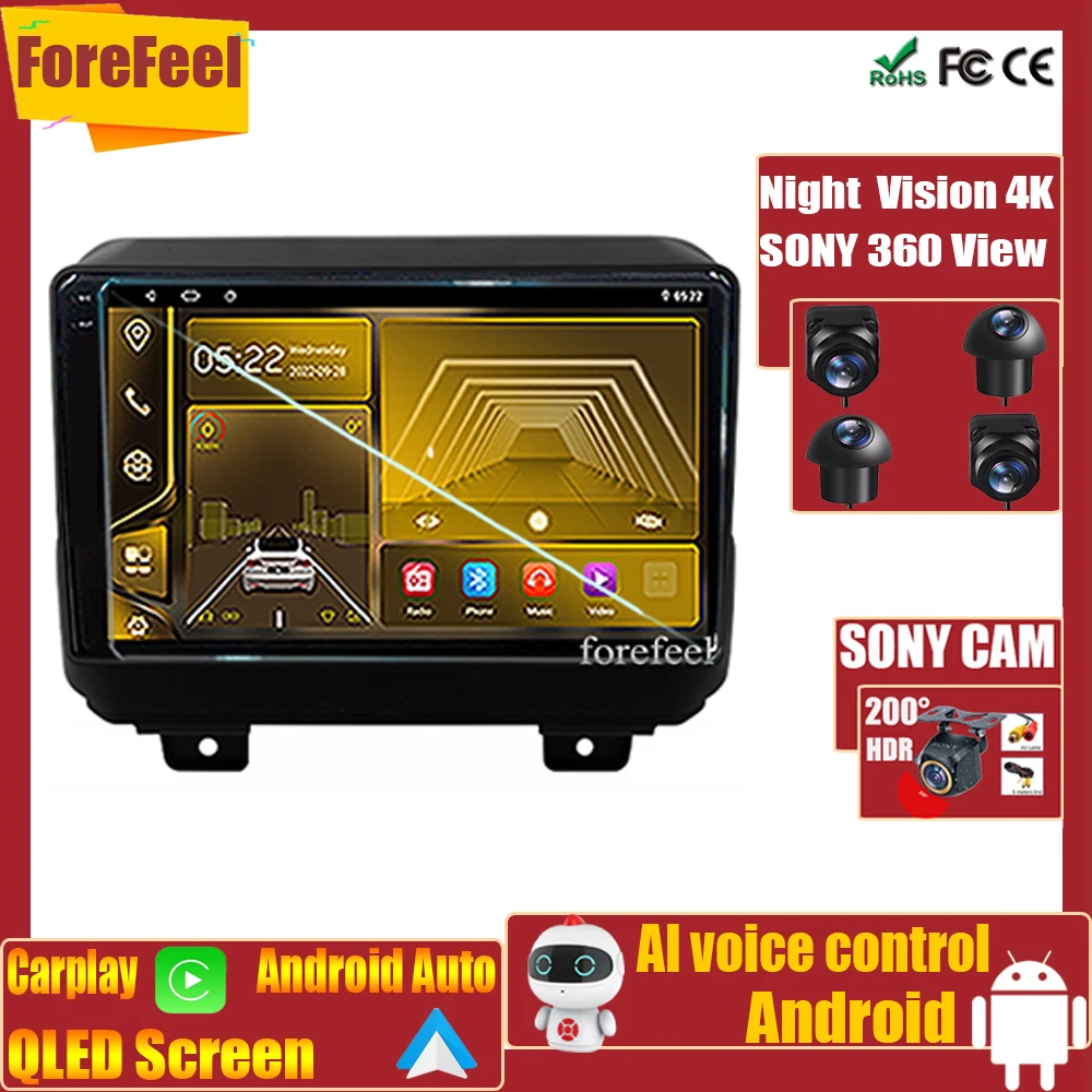 

Touch 7862 для Jeep Wrangler 4 JL 2018 - 2019 навигация автомобиля видео мультимедийный процессор HDR QLED Авто Wifi DVD экран Buletooth