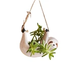 Креативный керамический цветочный горшок в скандинавском стиле в форме ленивого дерева