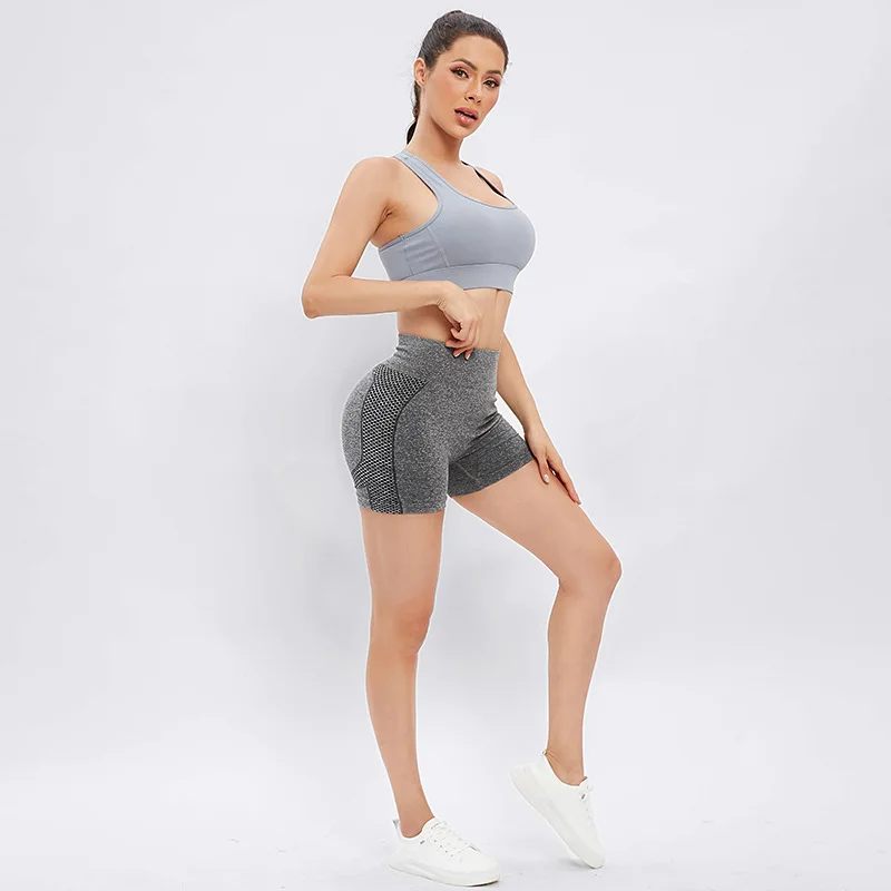 

Camping Yoga Pants Women's High Waist Hip Lift Peach Hip High Stretch Tights Sports Running Gym Shorts No Awkward Line