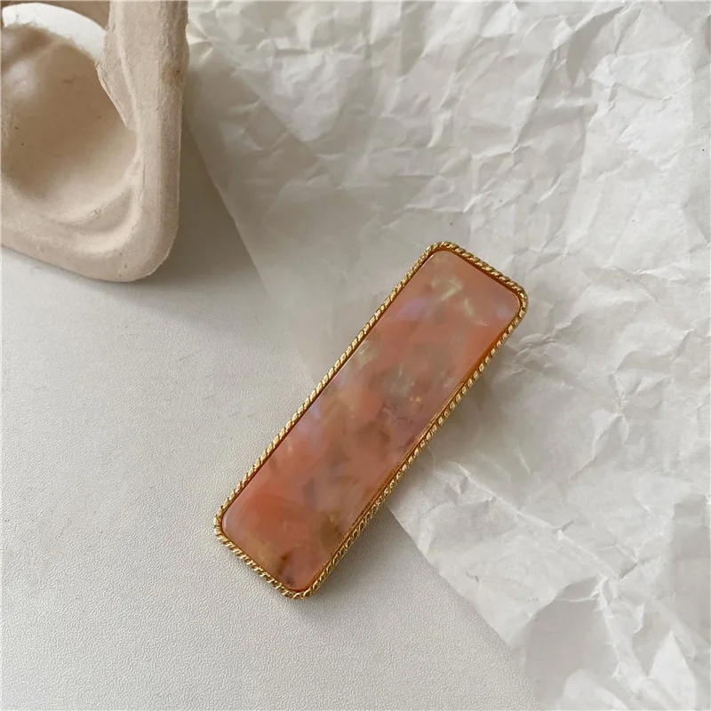 Винтажные заколки для волос с уксусной кислотой корейские акриловая челка