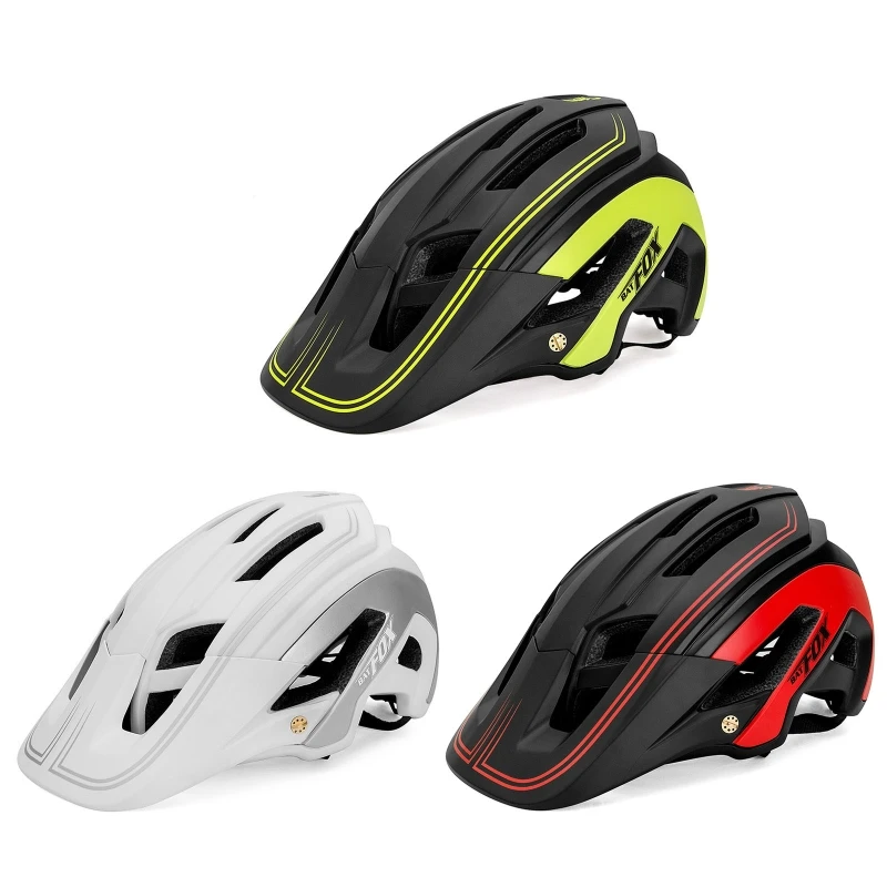 

2022 Adjustable Size Bike Helmet Overall Molded Mountain Road Helmet Ultralight Thickened Bicycle Cycling Helmet Bike Helmet
