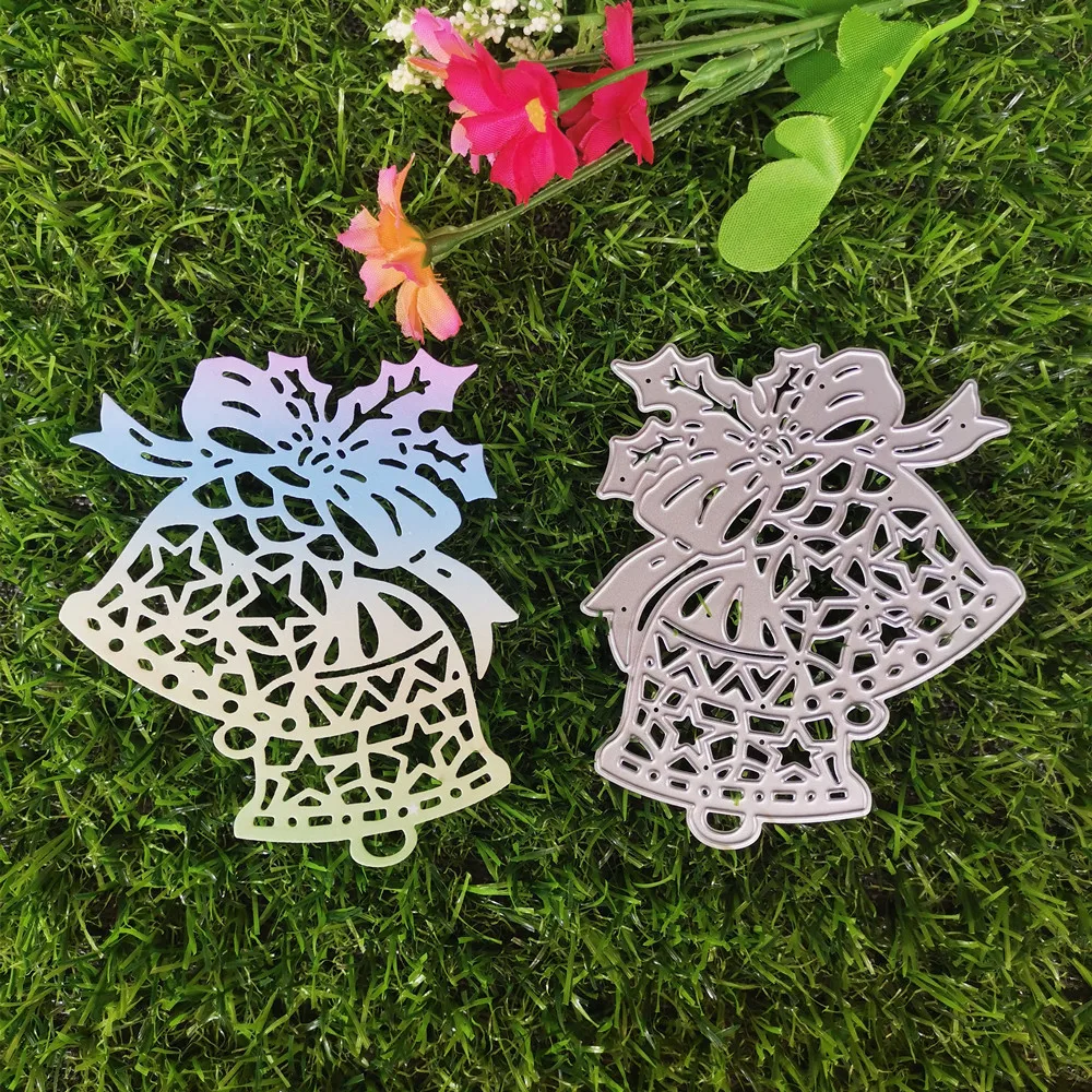 

Новый рождественский штамп с колокольчиком для вырезания скрапбукинга тиснения бумаги рукоделия Нож Форма лезвие штамп трафарет новое поступление