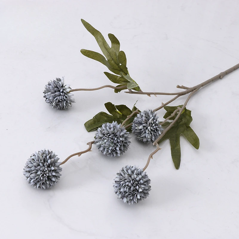 Искусственные шелковые цветы хризантемы и одуванчики