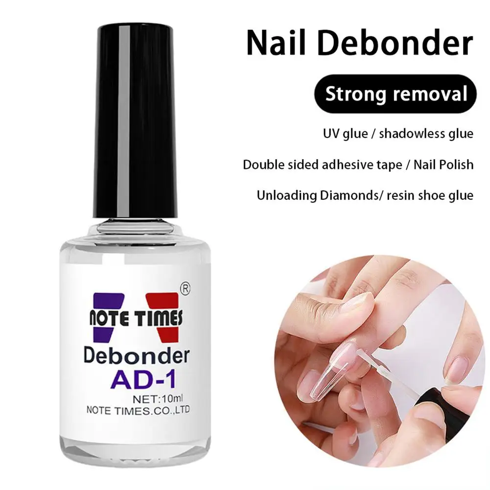 

10 мл обезжириватель жидкости для легкого удаления без повреждения ногтей для искусственных ногтей УФ-гель декоративные наклейки