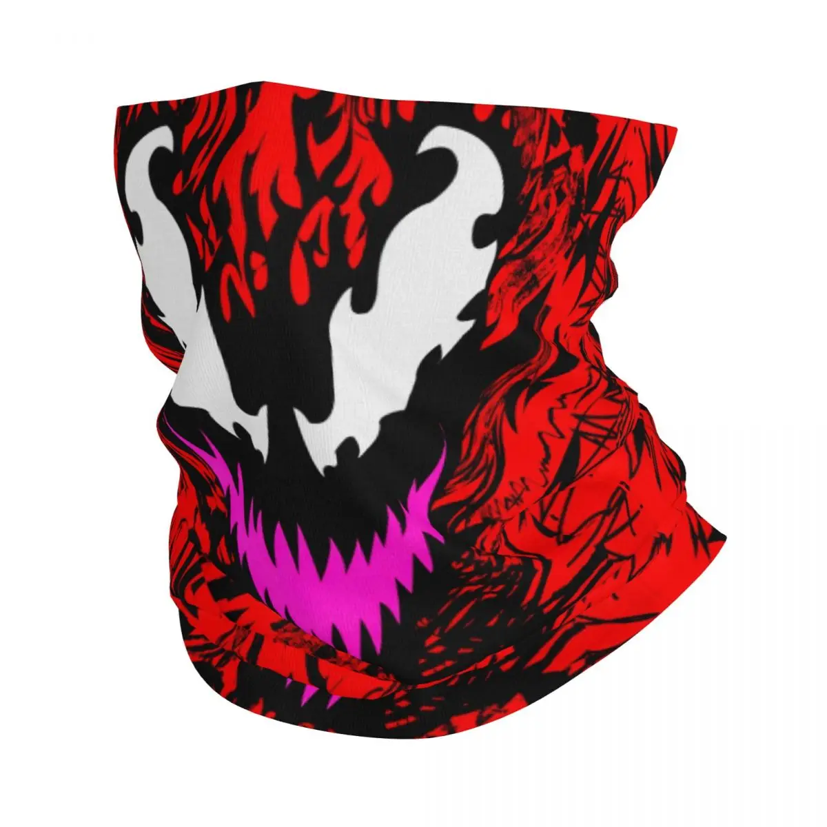 

Venoms Carnage Smile Winter Headband Neck Warmer Men Women Ski Cycling Tube Scarf Face Bandana Gaiter