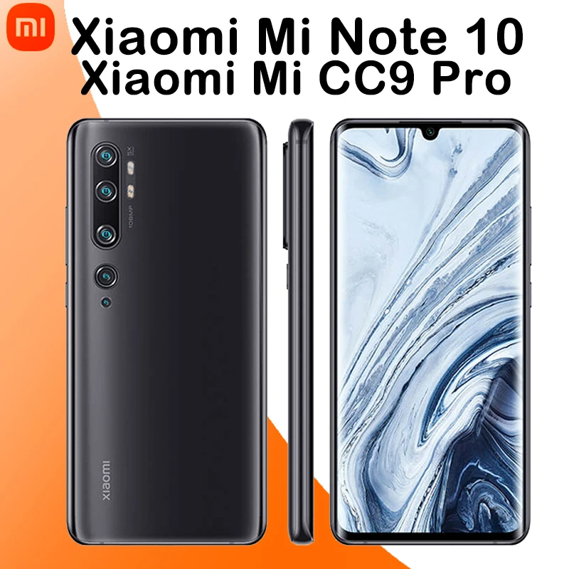 

Xiaomi CC9 Pro / Mi Note 10 4G Cellphone 50x Zoom 100 Million 5260mAh Battery Snapdragon 730G