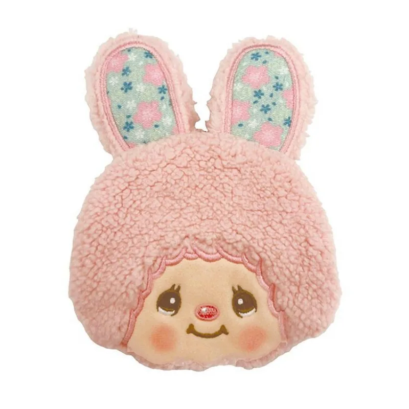 Фото Милая сумка-кошелек Monchhichi с вышивкой, мультяшным рисунком, кавайным персонажем, креативным дизайном, бантом-бабочкой и ушками кролика №4
